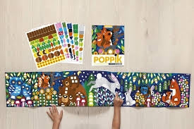 Stickers Panorama Baby Animals