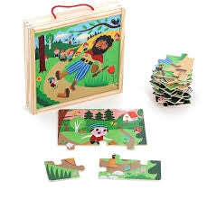 Pollicino - 4 puzzle da 9 pezzi