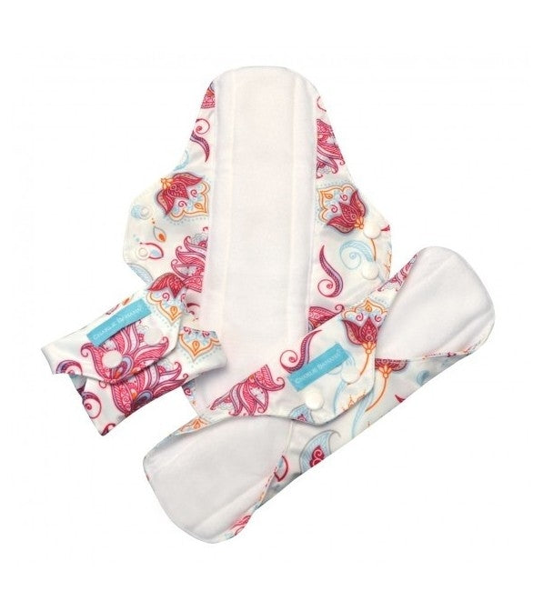 2 Assorbenti Lavabili Super Fiori