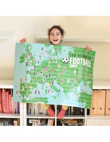 Poster XXL con adesivi - European Football Club