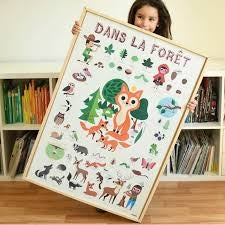 Poster con adesivi In the Forest