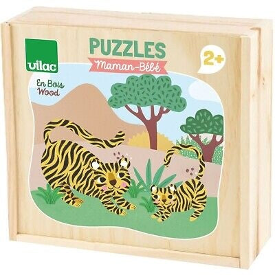 Mom-baby match puzzles