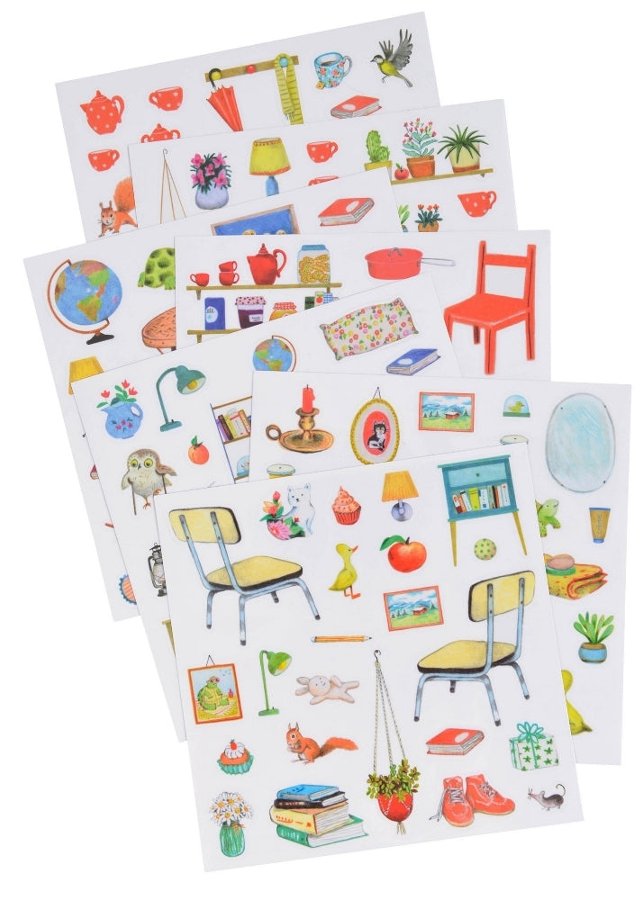 Quaderno da Colorare con Sticker Adesivi "L'Albero"