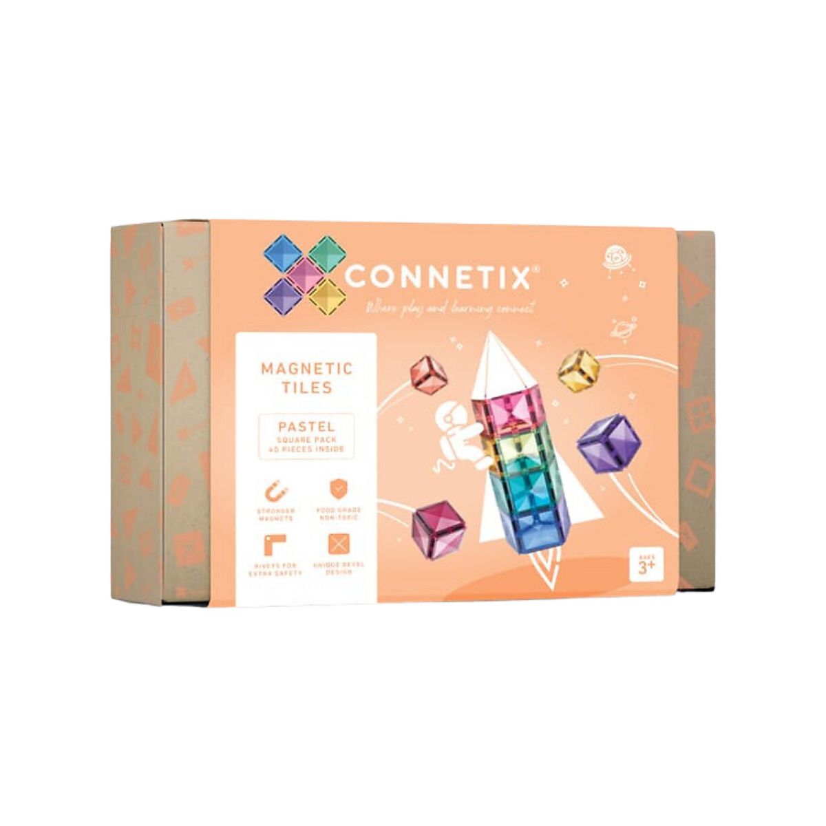 Connetix 40 pezzi - Pastel