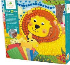 3 Mosaici - Animali Della Savana