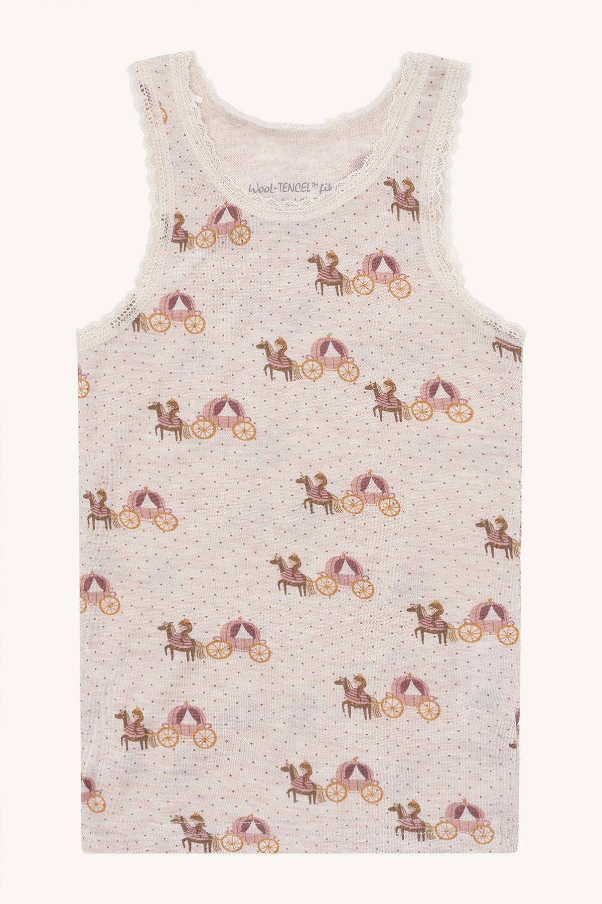Canottiera in Lana e Tencel