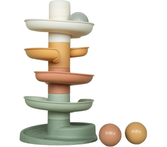 Scivolo a spirale con palline