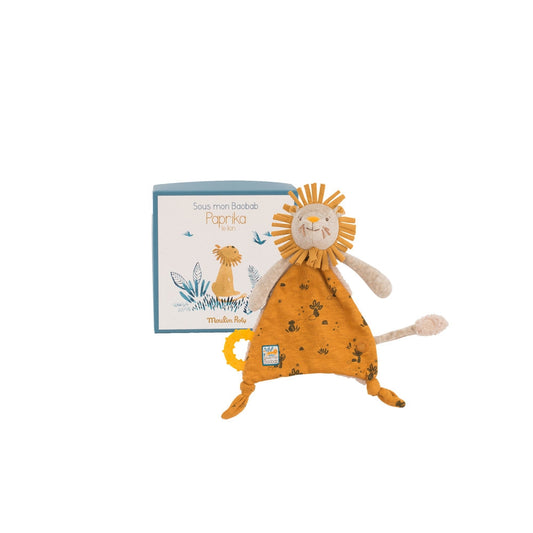 Doudou porta succio Leone con scatola