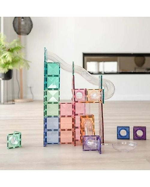 Connetix 80 pezzi Ball Run Pack - Rainbow