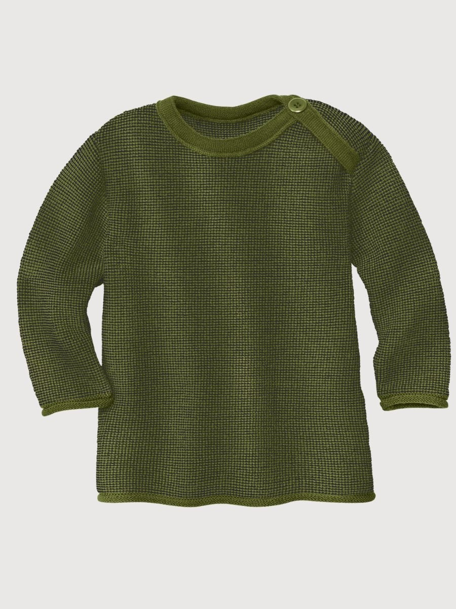 Maglione in Lana Merino Biologica Melange