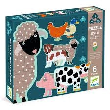 Puzzle Progressivo Animali della Fattoria