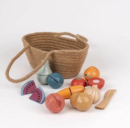 Set di frutta e verdura