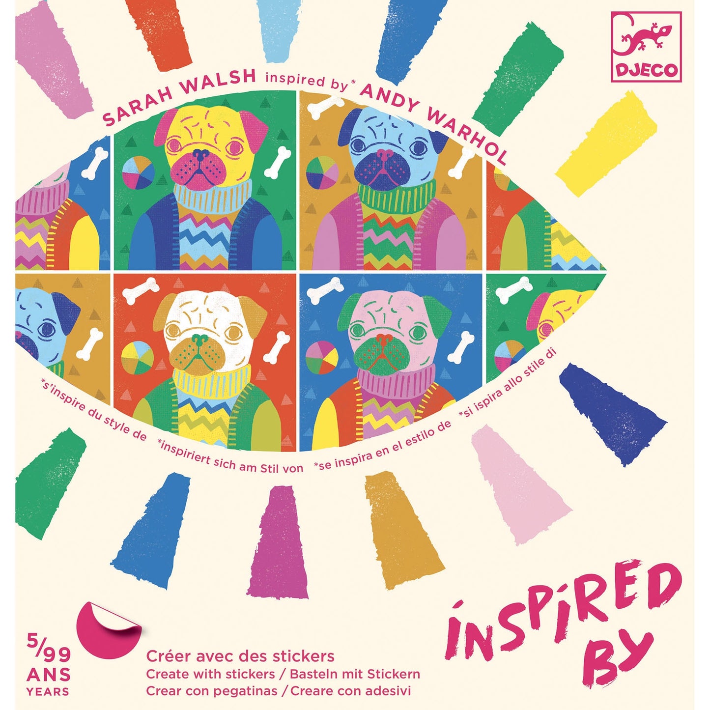 Creare con gli Stickers Inspired By Andy Warhol