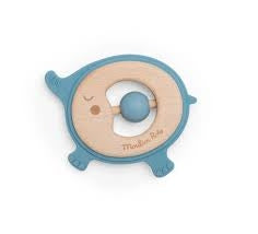 Sonaglio in legno e silicone Elefante