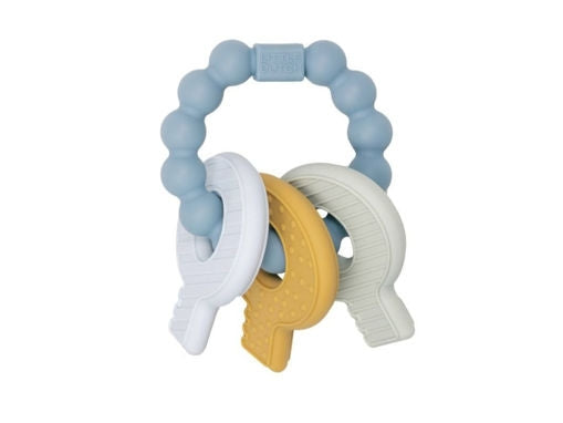Little Dutch Silicone Teething toy keychain blue