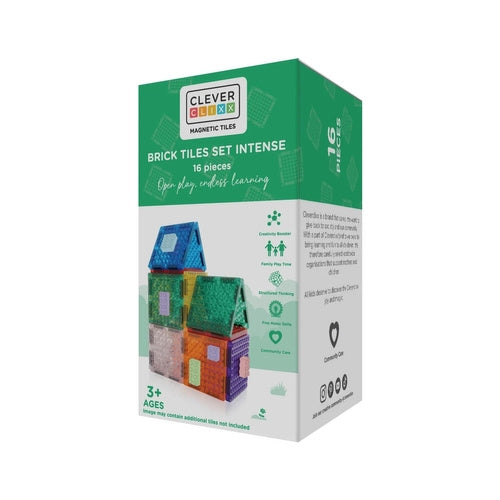 Brick Tiles Set Intense - 16 pz