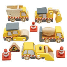 Set veicoli da cantiere 9 pezzi