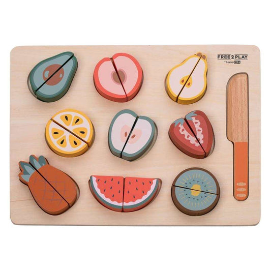 Puzzle Frtutta Da Tagliare