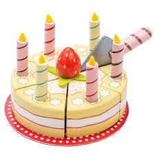Torta di compleanno e candeline