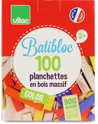 100 Listelli Colorati in legno