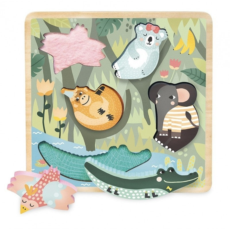 Jungle Touch and feel puzzle