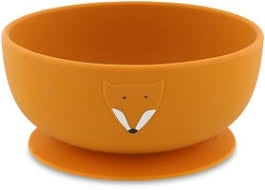 Ciotola con Ventosa in Silicone - Mr. Fox