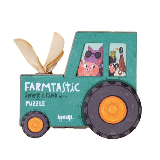 Farmtastic - Puzzle Look and Find 36 pz