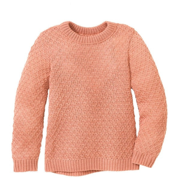 Maglione Aran in Lana Merino Biologica Lavorata