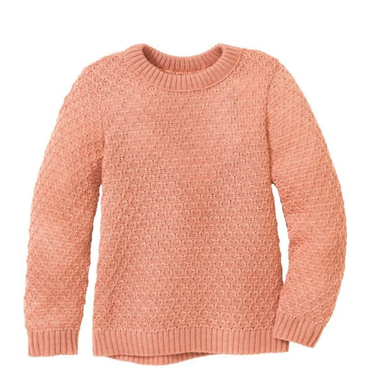 Maglione Aran in Lana Merino Biologica Lavorata