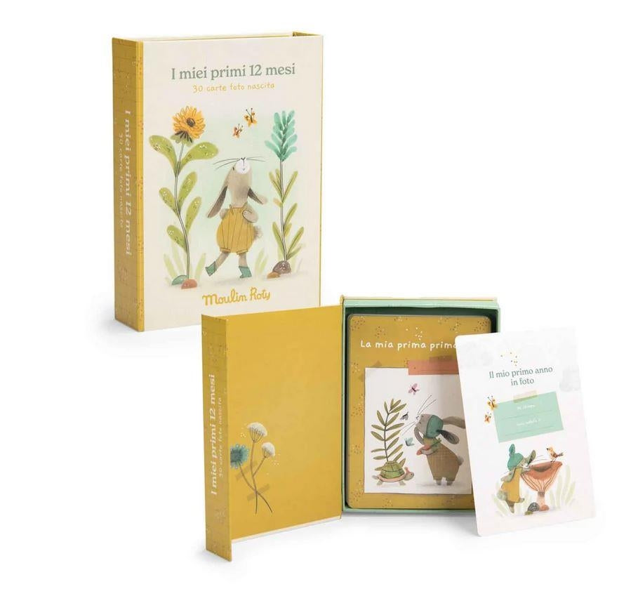 Cofanetto carte I miei Primi 12 mesi - Trois Petit Lapins