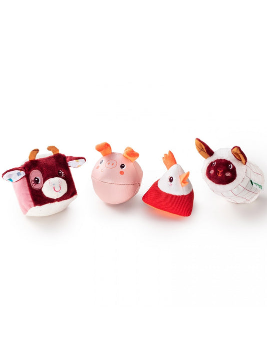 4 Cubi Sonori e Tattili della Fattoria